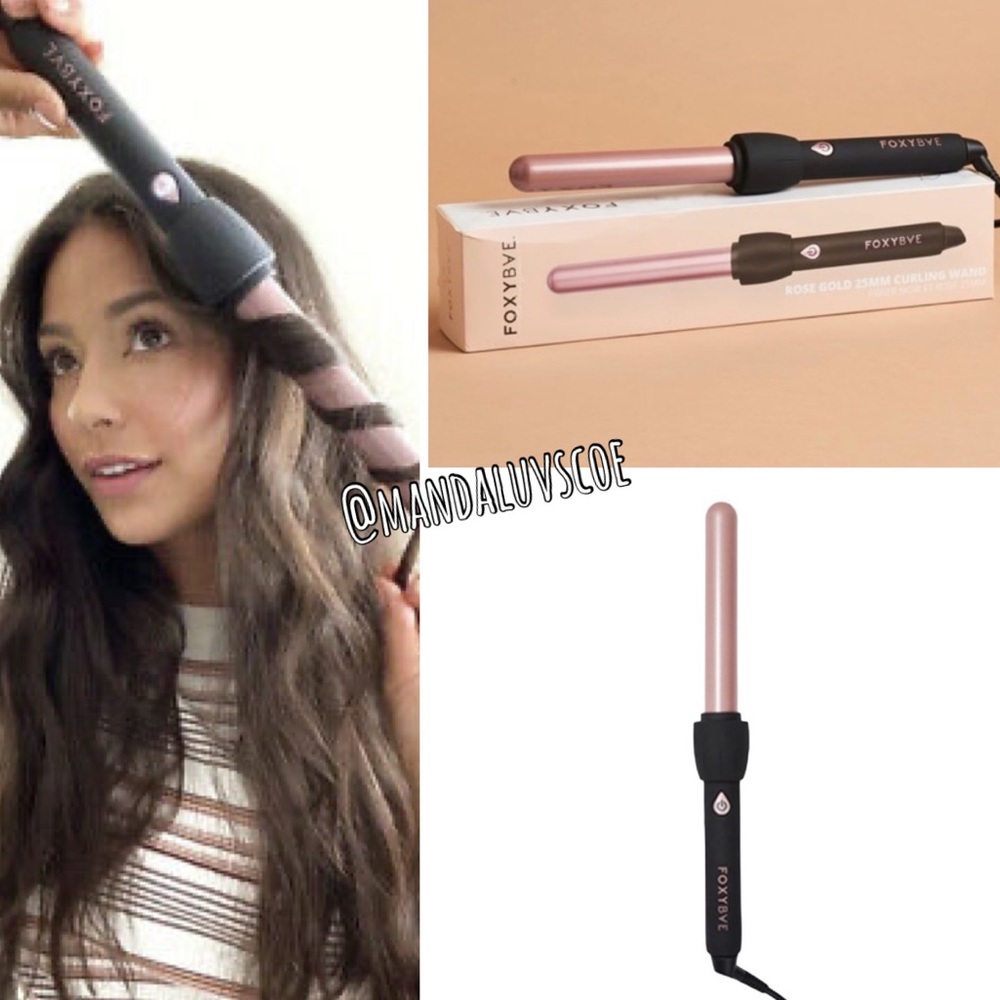💗FOXYBAE Rose Gold 25mm Curling Wand